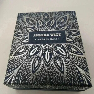 NIB Annika Witt Sterling Silver & Pearl Earrings
